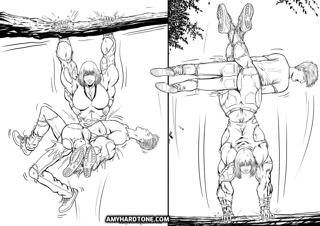 Gymnast Neighbor (Parts 1 and 2)